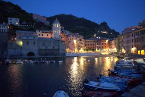 Vernazza at night